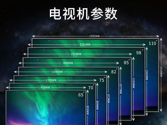 100寸电视尺寸的魅力与应用（探索巨大屏幕的视觉享受与多功能性）  第1张