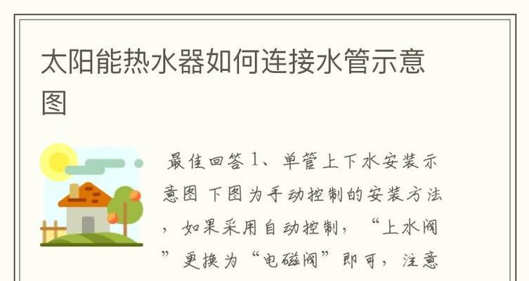 水管修理后的热水器故障及解决方法（热水器使用过程中的常见问题和解决方案）  第1张